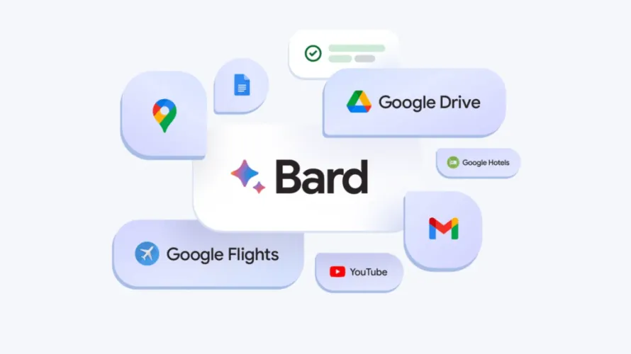 谷歌的Bard AI现在可以访问Gmail、Drive、Docs等