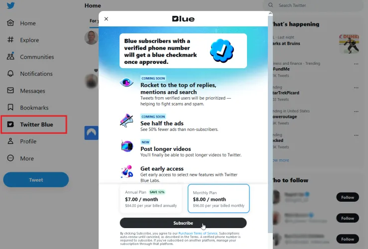 准备好给埃隆你的钱了吗？如何获取和使用Twitter Blue