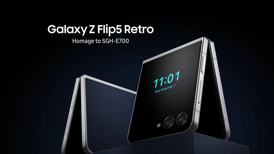 三星新款Galaxy Z Flip 5复古是过去的一次爆炸