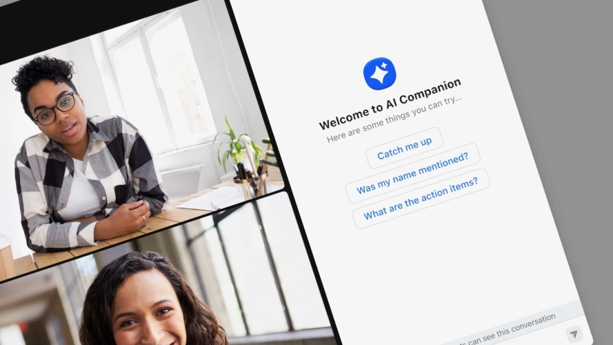 Zoom增加了AI Companion，可以总结会议、撰写回复