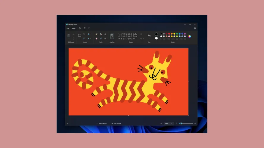 Windows 11上的Microsoft Paint终于要进入黑暗模式了