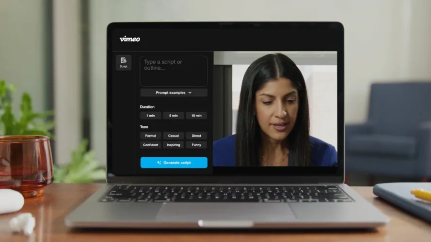 Vimeo的人工智能在几秒钟内生成视频脚本，移除你的“um”